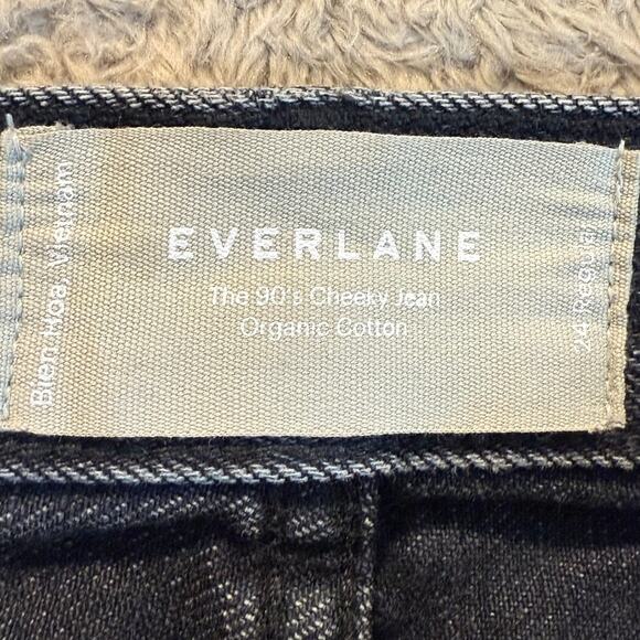 Everlane 90s Cheeky Mom Ankle Jeans Faded Black Size 24 24R Regular - Picture 9 of 10